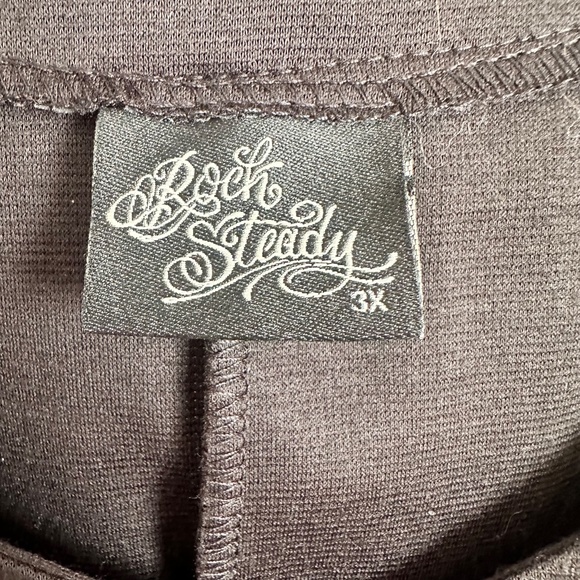 Rock Steady Black Sophia Top Size 3X - Picture 4 of 4